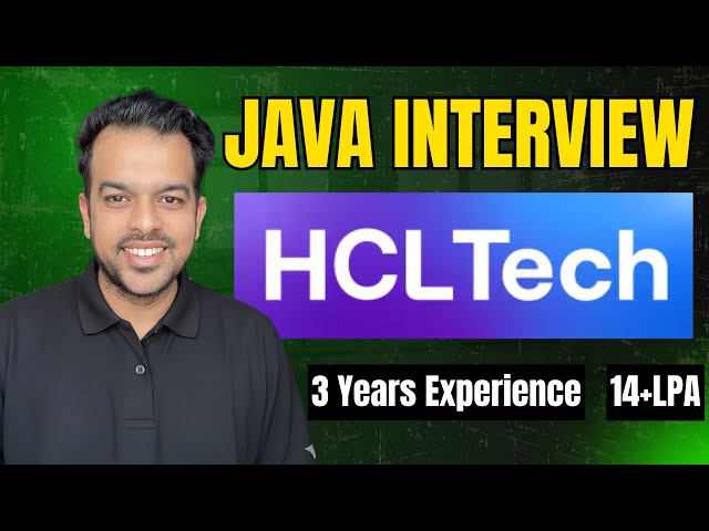 Java Interview at HCL: The Questions Nobody Prepares For