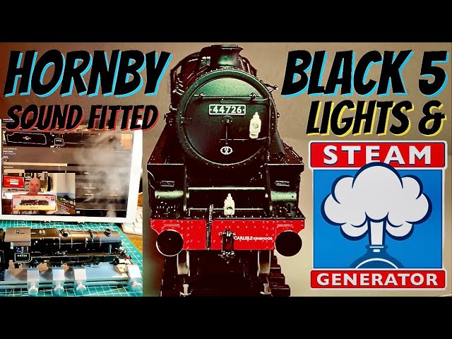 Hornby BLACK 5 STEAM GENERATOR HM7000 Link SMOKE RATE Inclines Old vs New & FULL Model Review | ml60