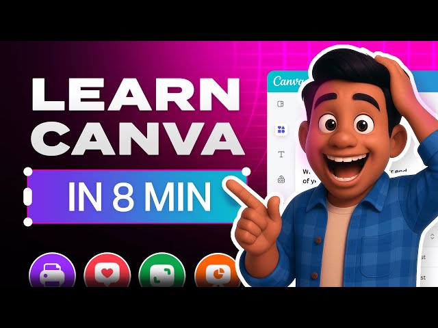 Learn Canva FAST: Beginner to PRO in just 8 Minutes