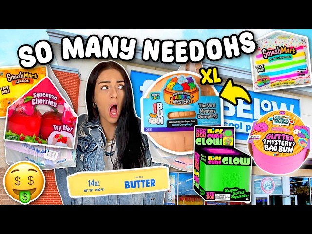 I went ULTRA SQUISHY HUNTING! Dumplings, Needoh, Squeezy!😱 #needoh #squishy #squishyhunting