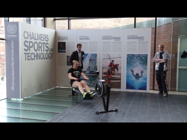 Indoor rowing world record at Chalmers