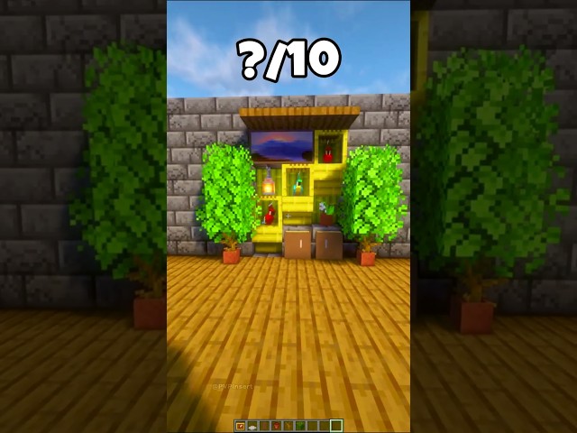 Minecraft Parrot Cage