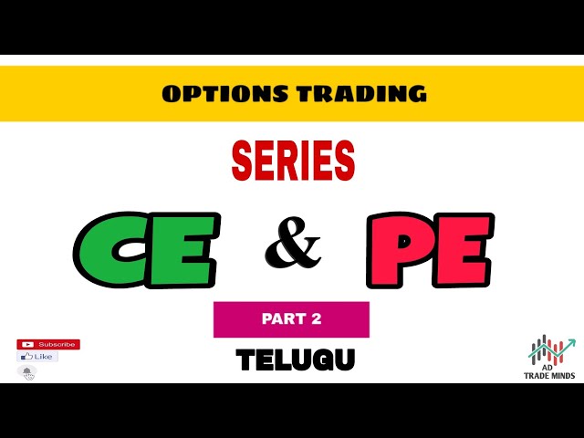 OPTIONS TRADING IN TELUGU | SERIES PART-2 | CE & PE👌 | STOCK MARKET | AD TRADE MINDS🤖