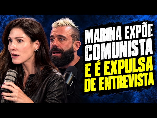 Marina Helena EXPOSES Communist and gets KICKED OUT of INTERVIEW