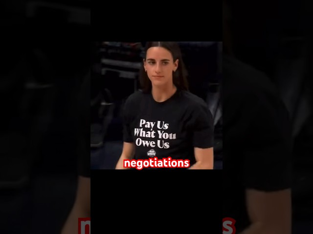 WNBA All-Stars Say ‘Pay Us What You Owe Us’ 😂 #wnba #caitlinclark  #realitycheck  #shorts