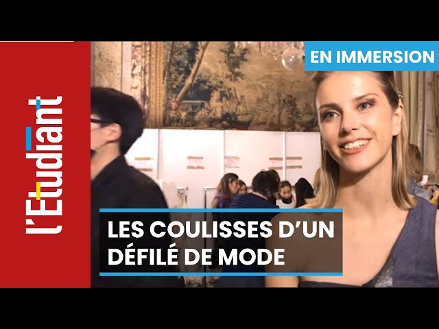 Dans les coulisses d'un défilé d'une école de mode