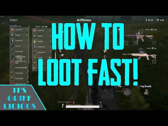 How to Loot Fast | Why You Suck At PUBG Ep. 1
