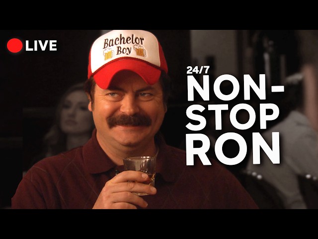 🔴 24/7 Non-Stop Ron Swanson | Parks and Recreation
