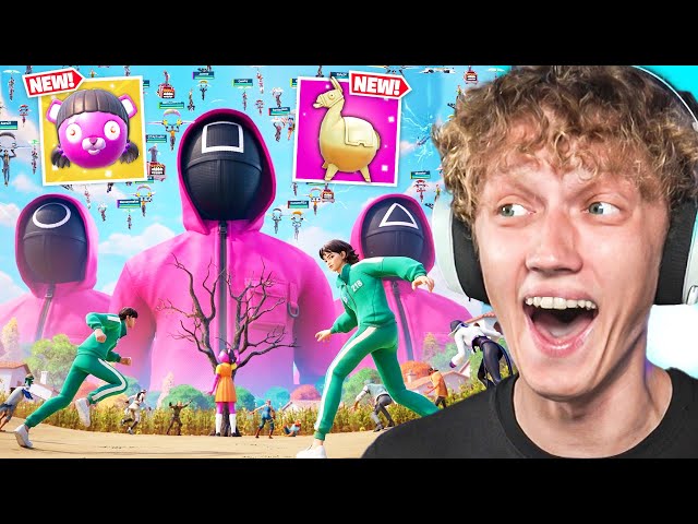 I Hosted a SQUID GAMES Tournament In Fortnite Reload! (New Update)