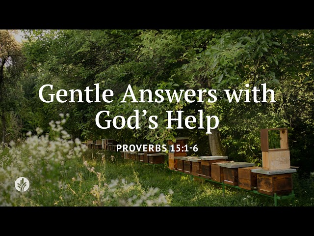 Gentle Answers with God's Help | Our Daily Bread | Daily Devotional