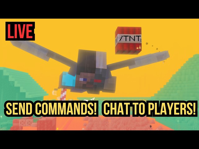 Minecraft 24/7 LIVE, Watch Players & Send Commands! | Voice Chat Games TV