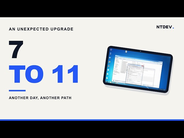 Upgrading Windows 7 to Windows 11