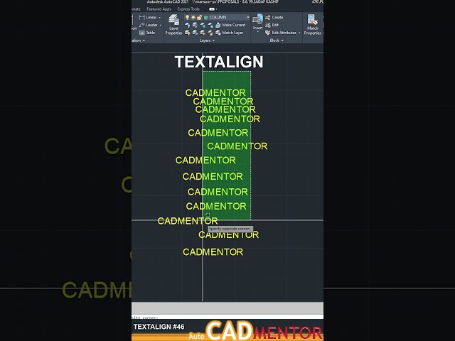 Textalign #46| AutoCAD tutorial for beginners | AutoCAD basics
