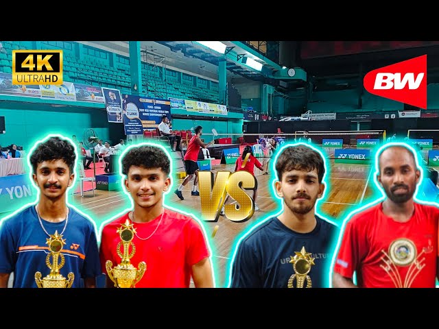 VISHNU & AMJAD VS ADITH & SREEHARI:KERALA BADMINTON LEAGUE(KBL) 2025#badminton #bwf #tournament 