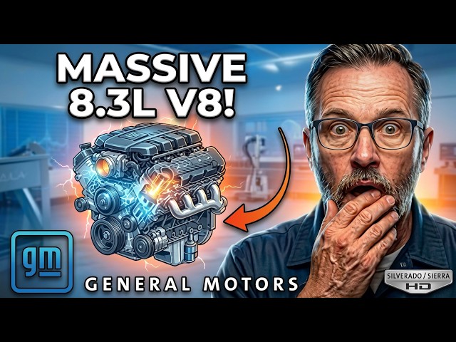 GM Confirms Massive 8.3L “Mongoose” Duramax V8 for 2027 Silverado and Sierra HD Pickups