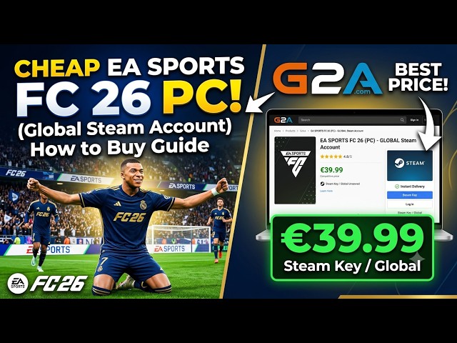 EA SPORTS FC 26 PC Review & Buying Guide 🔥 | Steam Account GLOBAL on G2A (Full Tutorial)