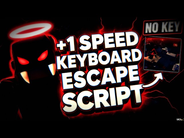 *OP* +1 Speed Keyboard Escape Script — Auto Farm, Treadmil Gifter, Unlock All, INF Robux