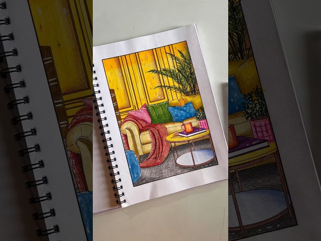 Chalo colouring book me colour full karte hai 🫶🥰🫶 #art #drawing #shorts