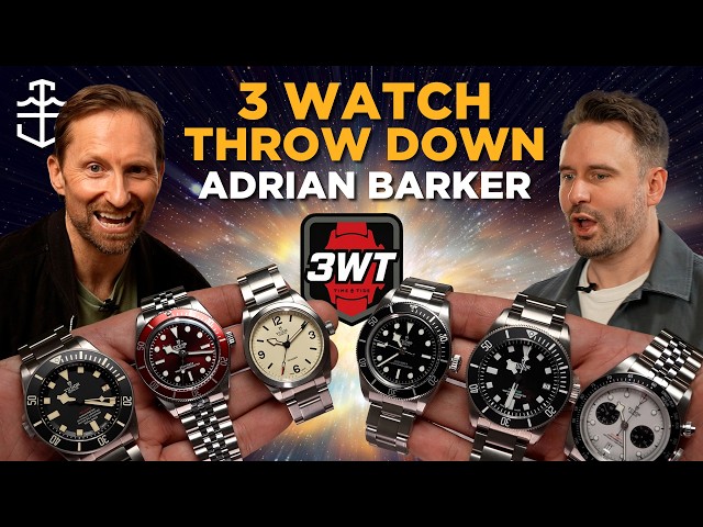 The Ultimate Tudor Watch Collection Debate ft. Adrian Barker | 3-WATCH THROW DOWN