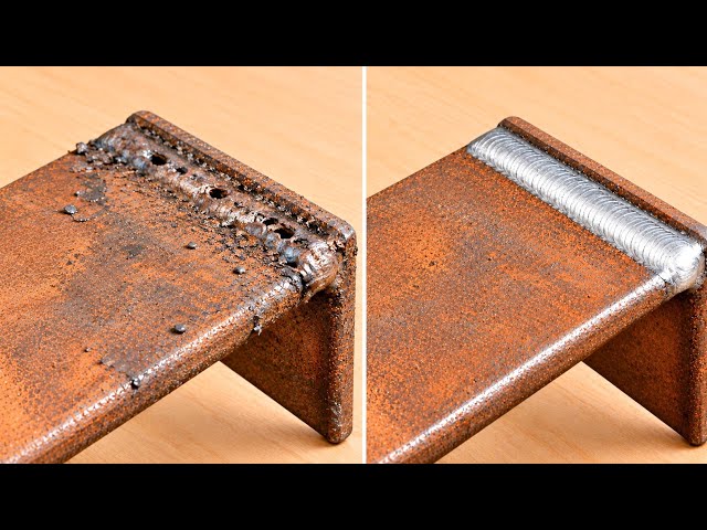 When I first learned to weld, I used only basic techniques yet achieved excellent results.