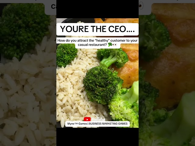Entrepreneur Business Challenge: Branding Strategy for “healthy” food| MYNE™ #marketing #game