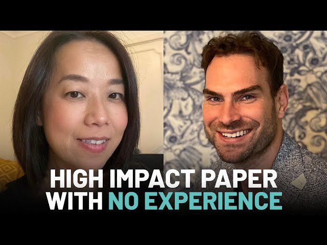 How Joanne Published a High Impact Paper (WITH NO EXPERIENCE)