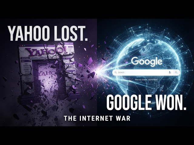 Why Yahoo Failed While Google Won 🔍📉 | The Shocking Rise of Google 🚀