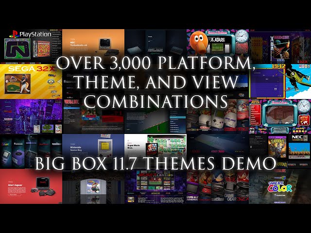 Big Box 11.7 Themes Demo - Over 3,000 Possible Platform, Theme, and View Combinations