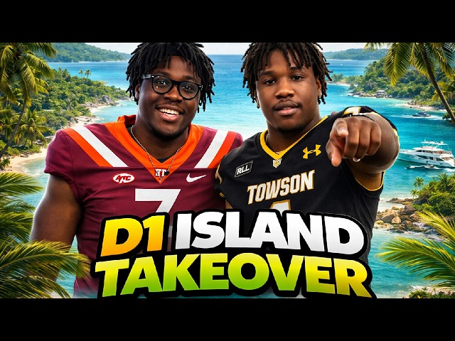 D1 Football Players Take Over Virgin Islands