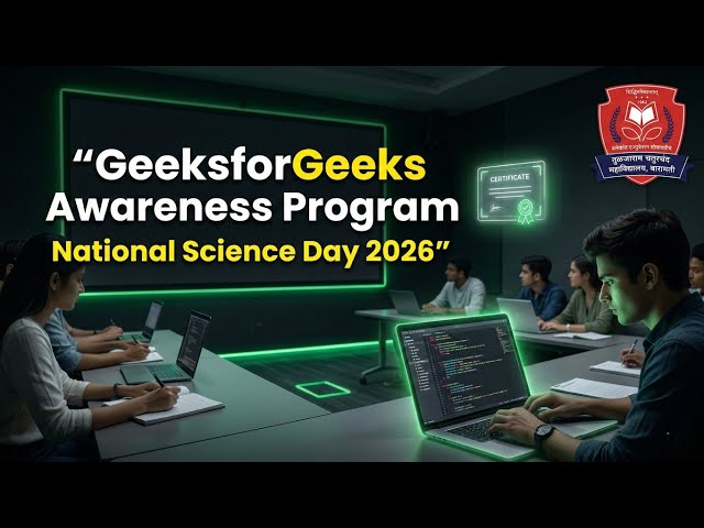GeeksforGeeks Awareness Program 2026 | National Science Day Special | Coding & Placement Roadmap