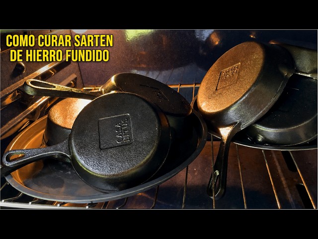 COMO "CURAR" SARTENES DE HIERRO FUNDIDO #cocina #cocinafacil #recetas #recetasfaciles #wow #foodie