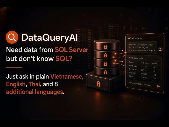 Query SQL Server Without SQL! 🚀 | DataQueryAI – Ask Your Database in Plain English