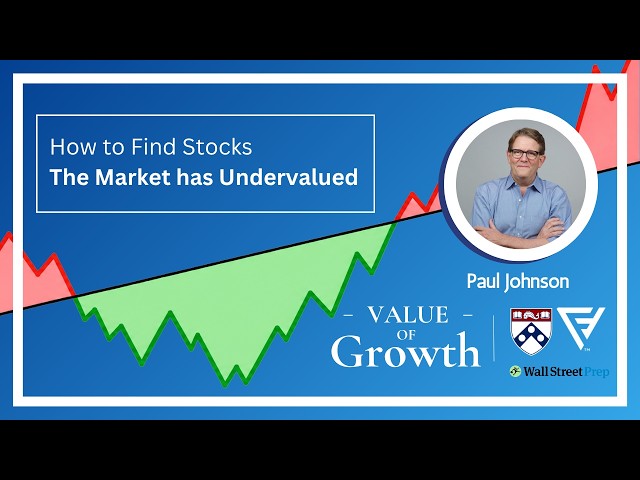How to Find Undervalued Stocks | Value of Growth