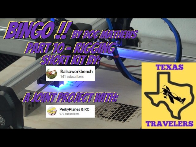 BINGO BUILD PT 10   RC AIRPLANE BY DOC MATHEWS