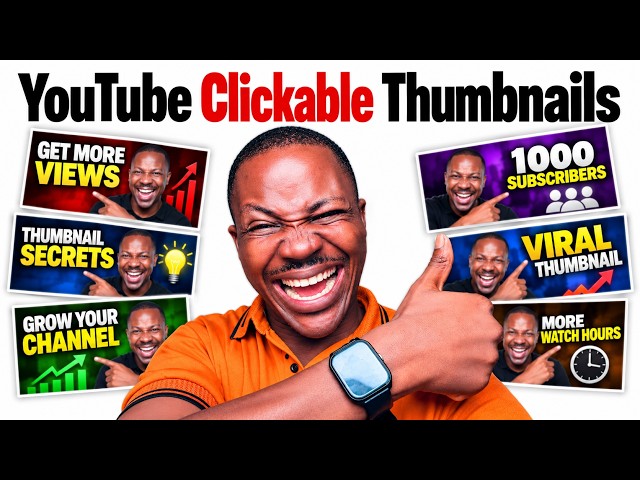 How I Create Clickable YouTube Thumbnail In Seconds Using One Free App