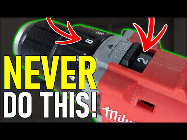 You're using your drill & driver WRONG. Do this instead.