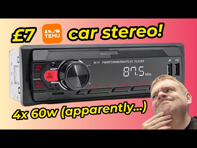 Budget Car Stereo From Temu: How Bad Can It Be? Let's Find Out!