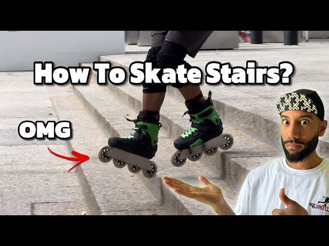 How To Skate Stairs On Rollerblade for beginners