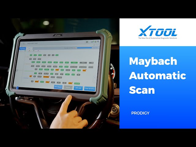 Maybach Full Auto Scan with PRODIGY : High-End Car, High-End Tools