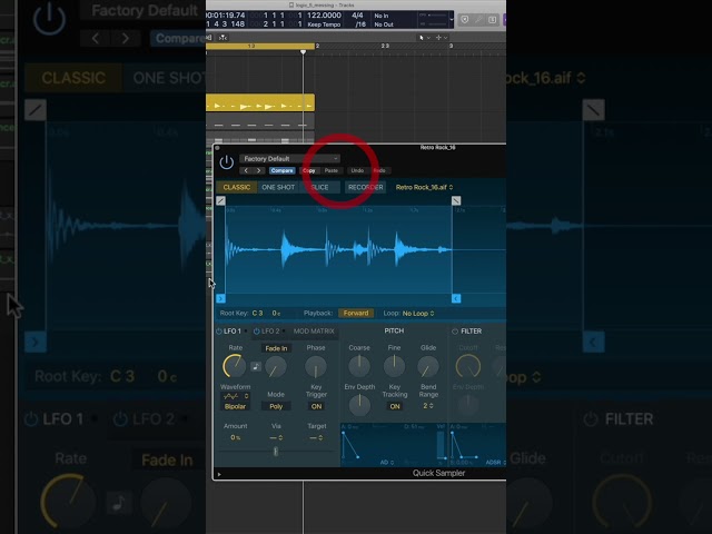 Logic Pro Quick Sampler Drag n Drop (2) #logicprox  #Quicksampler  #logicpro #musicstudio