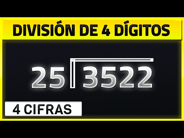 4-DIGIT DIVISION - How to DIVIDE with 4 DIGITS (Very easy)