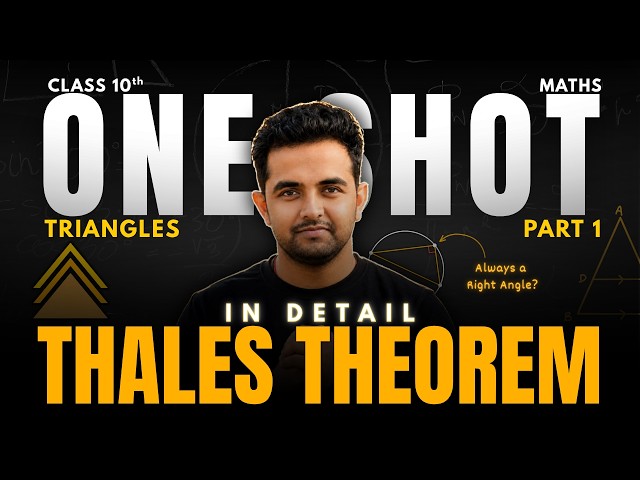 Triangles THALES THEOREM | ONESHOT🎯 | Class 10 Maths | FULL CONCEPT | CBSE Board Exam 2027 | BPT