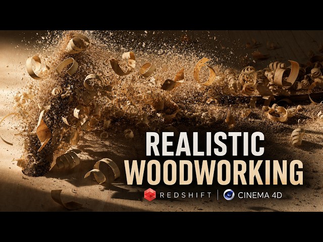 Create Realistic Woodworking FX in Cinema 4D + Redshift