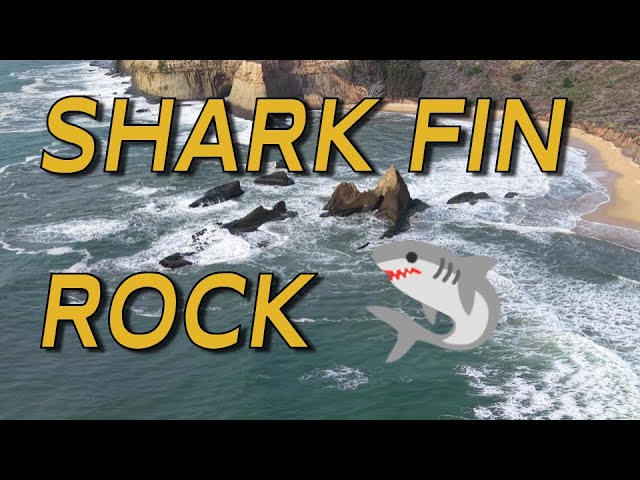 Flying Around Shark Fin Rock — While Avoiding Massive Waves