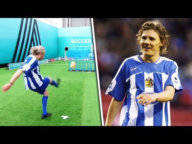 Jimmy Bullard Recreates | The Bulldog attempts HIS OWN 25 yard top bin freekick!