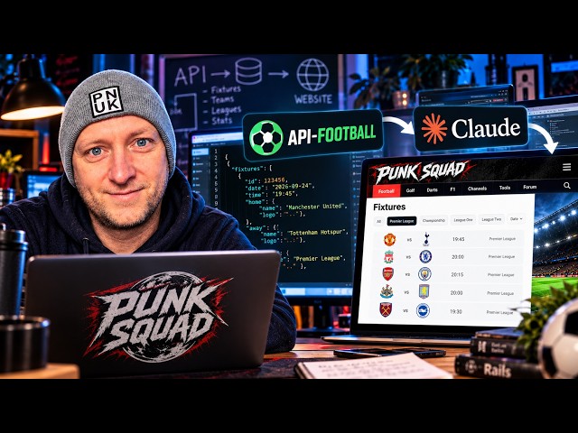 How I Get Football Data Stats On My Website Via API Football And Claude