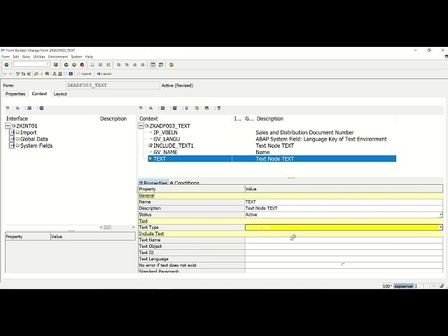 09_Print_Sales_Order_Header_Text_in_Adobe_forms | SAP Adobe Forms