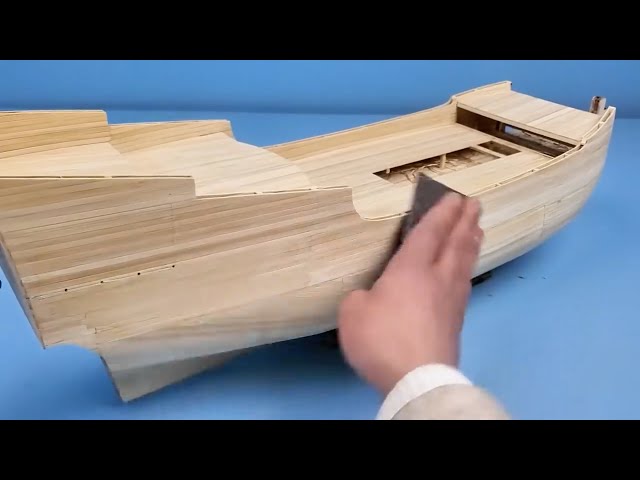 8 Million Watched My Black Pearl Ship Model 🏴‍☠️ Painted Surprise at the End【tianliang】