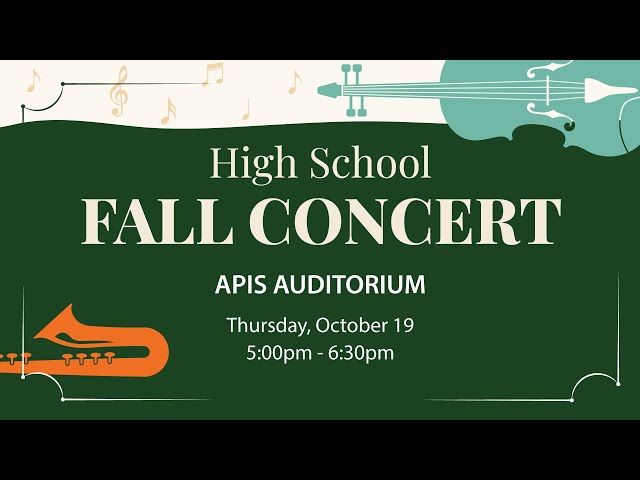 APIS Seoul HS Fall Concert 2023-2024