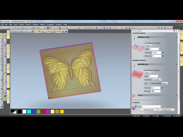 Lesson  90 Create Machine Relief Toolpath